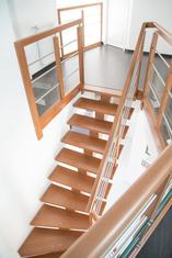 Escalier + garde corps MOABI inox