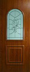 Porte d'entrée PVC panneau Corail 1 TCO01 PLAXE GO